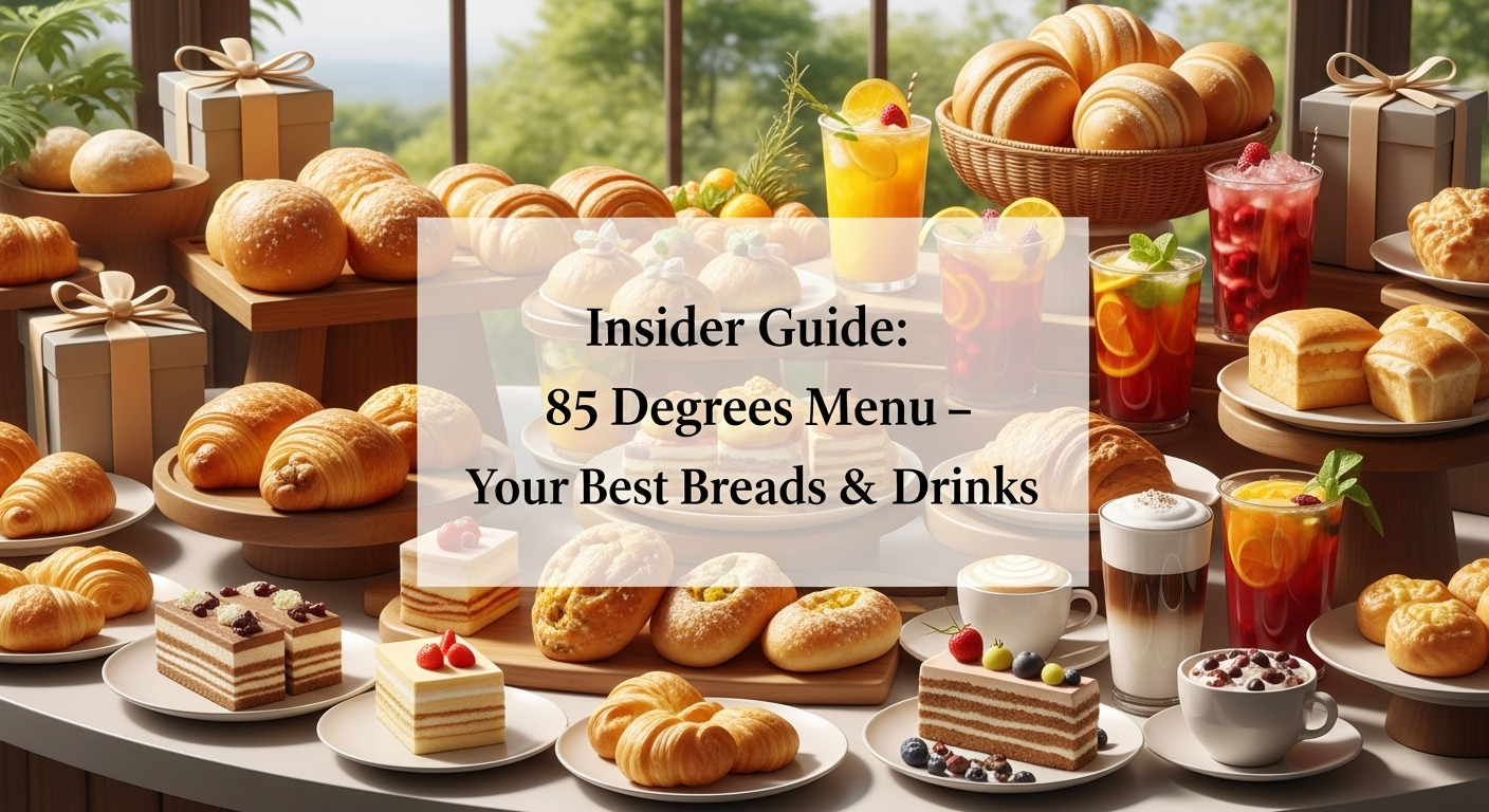 Insider Guide: 85 Degrees Menu – Your Best Breads & Drinks