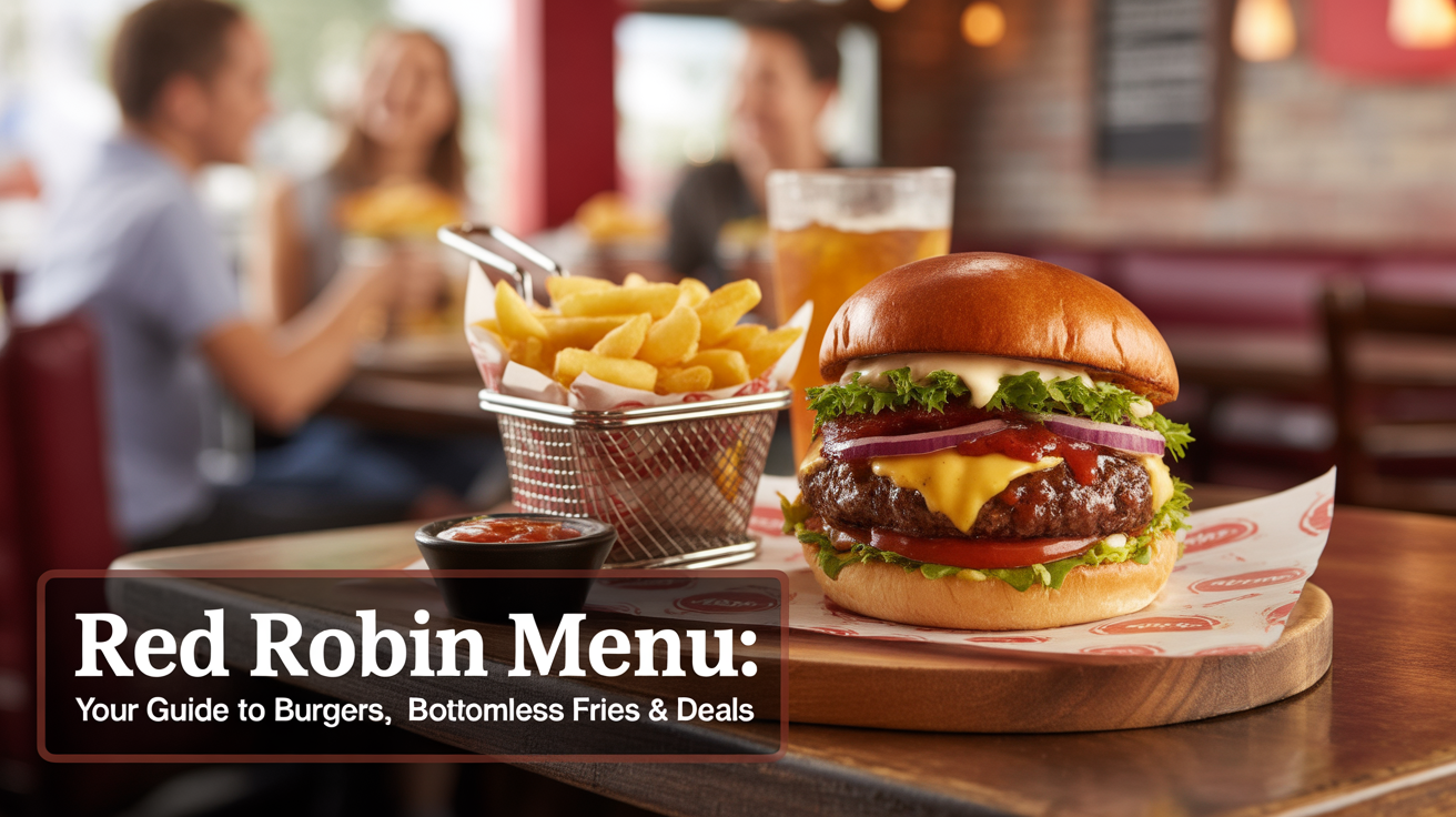 Red Robin Menu: Your Guide to Burgers, Bottomless Fries & Deals
