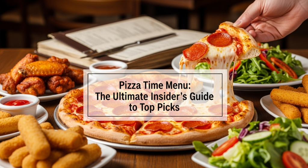 Dive into the full Pizza Time Menu with our insider's guide. Discover signature pizzas, hidden gems, and strategic combos for any craving. Order like a pro!