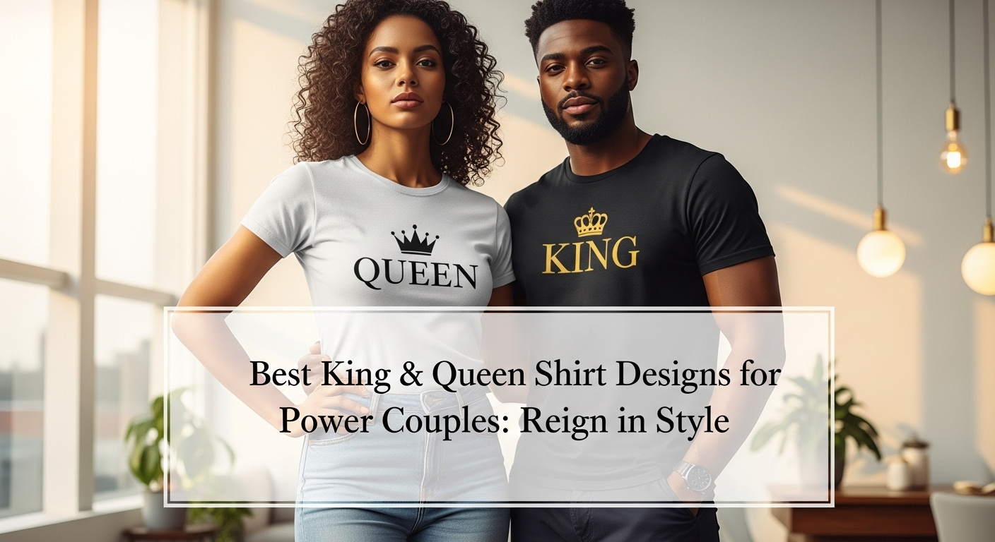 Best King & Queen Shirt Designs for Power Couples – Reign in Style